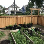 4' Batten board fence