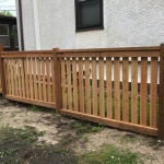 4' Framed picket fence