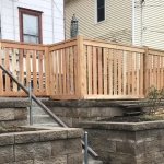 4' Framed picket fence