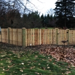 4' Dog-eared picket fence