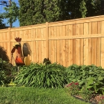 Cap & Rail privacy fence