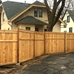 Cap & Rail privacy fence