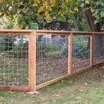 Hog panel fence