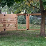 Hog panel fence