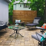 Horizontal board fence