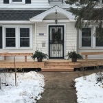 Cedar platform deck