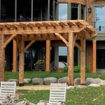 Cedar pergola